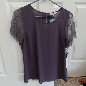 Hawthorn lace sleeve blouse